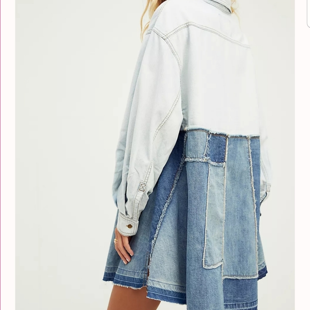 New $168 Yearbook Mini Dress by Free People - Picture 3 of 8